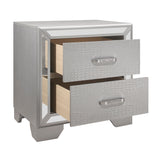 Aveline Silver Nightstand from Homelegance - Luna Furniture