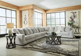 Regent Park Pewter 6-Piece Sectional from Ashley - Luna Furniture