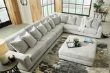 Regent Park Pewter 6-Piece Sectional from Ashley - Luna Furniture