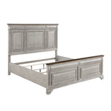 Marquette Gray/Brown Queen Panel Bed from Homelegance - Luna Furniture