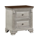 Marquette Gray/Brown Nightstand from Homelegance - Luna Furniture
