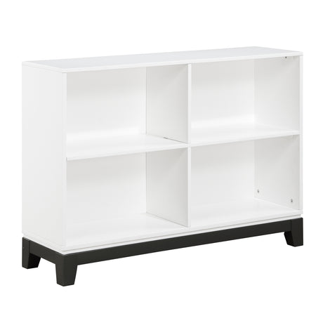 Garretson White Bookcase from Homelegance - Luna Furniture
