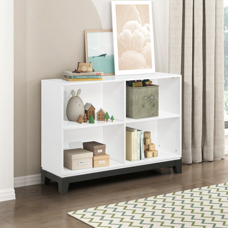 Garretson White Bookcase from Homelegance - Luna Furniture