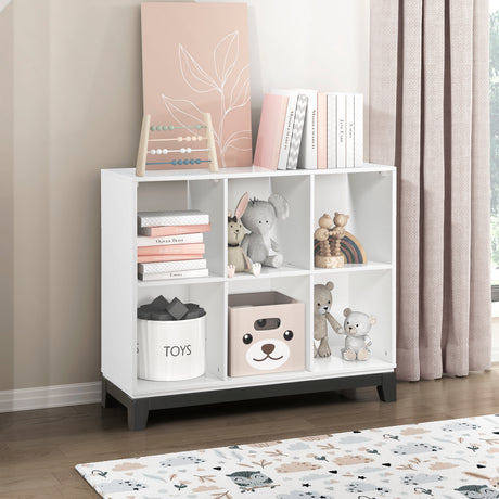Garretson White Bookcase from Homelegance - Luna Furniture