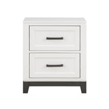 Garretson White Nightstand from Homelegance - Luna Furniture