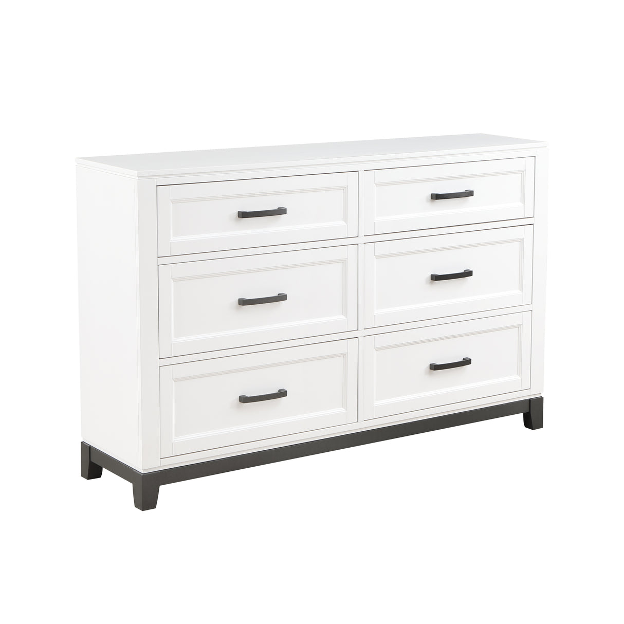 Garretson White 4-Piece Youth Bedroom Set (Twin Bed, Nightstand, Dresser, Mirror) from Homelegance - Luna Furniture