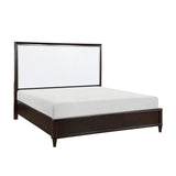 Niles White/Cherry King Panel Bed from Homelegance - Luna Furniture