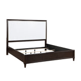 Niles White/Cherry King Panel Bed from Homelegance - Luna Furniture