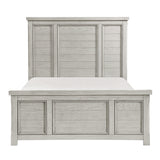 Providence Light Gray 4-Piece Bedroom Set (Queen Bed, Nightstand, Dresser, Mirror) from Homelegance - Luna Furniture