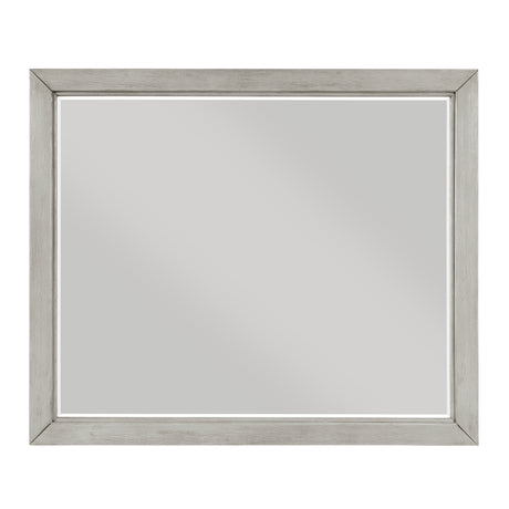 Providence Light Gray 4-Piece Bedroom Set (Queen Bed, Nightstand, Dresser, Mirror) from Homelegance - Luna Furniture