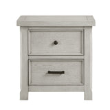 Providence Light Gray 4-Piece Bedroom Set (Queen Bed, Nightstand, Dresser, Mirror) from Homelegance - Luna Furniture