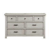 Providence Light Gray 4-Piece Bedroom Set (Queen Bed, Nightstand, Dresser, Mirror) from Homelegance - Luna Furniture