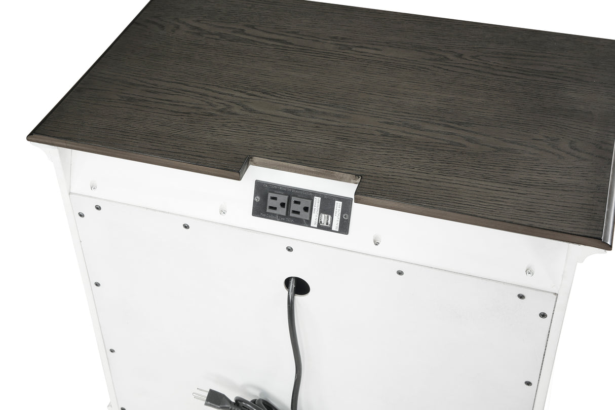 Chesterton Two-tone Nightstand from Homelegance - Luna Furniture