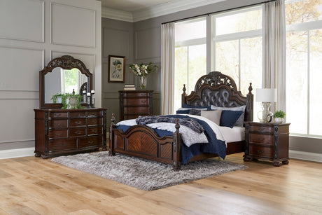 1468K-1EK* (4) Eastern King Bed - Luna Furniture