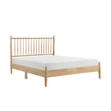 Brickell Natural Queen Platform Bed from Homelegance - Luna Furniture