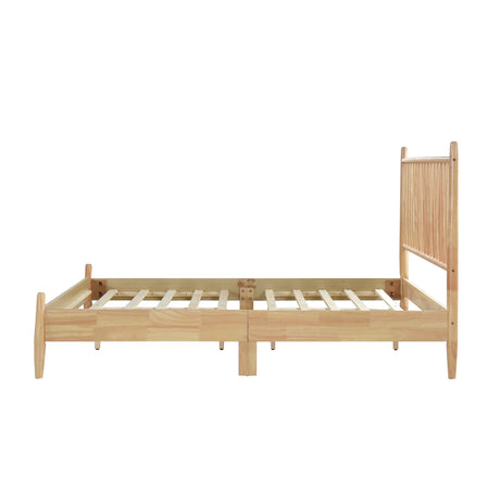 Brickell Natural Queen Platform Bed from Homelegance - Luna Furniture