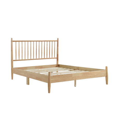 Brickell Natural Full Platform Bed from Homelegance - Luna Furniture