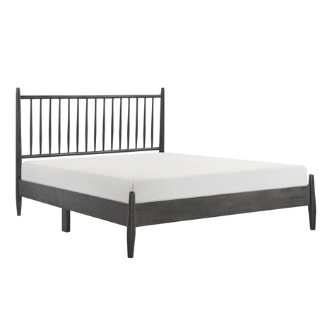 Brickell Gray Queen Platform Bed from Homelegance - Luna Furniture