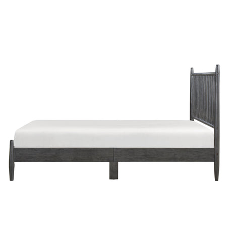 Brickell Gray Queen Platform Bed from Homelegance - Luna Furniture