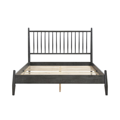 Brickell Gray Queen Platform Bed from Homelegance - Luna Furniture