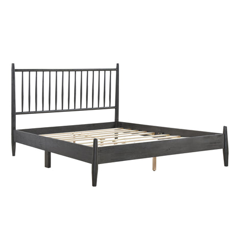 Brickell Gray Queen Platform Bed from Homelegance - Luna Furniture
