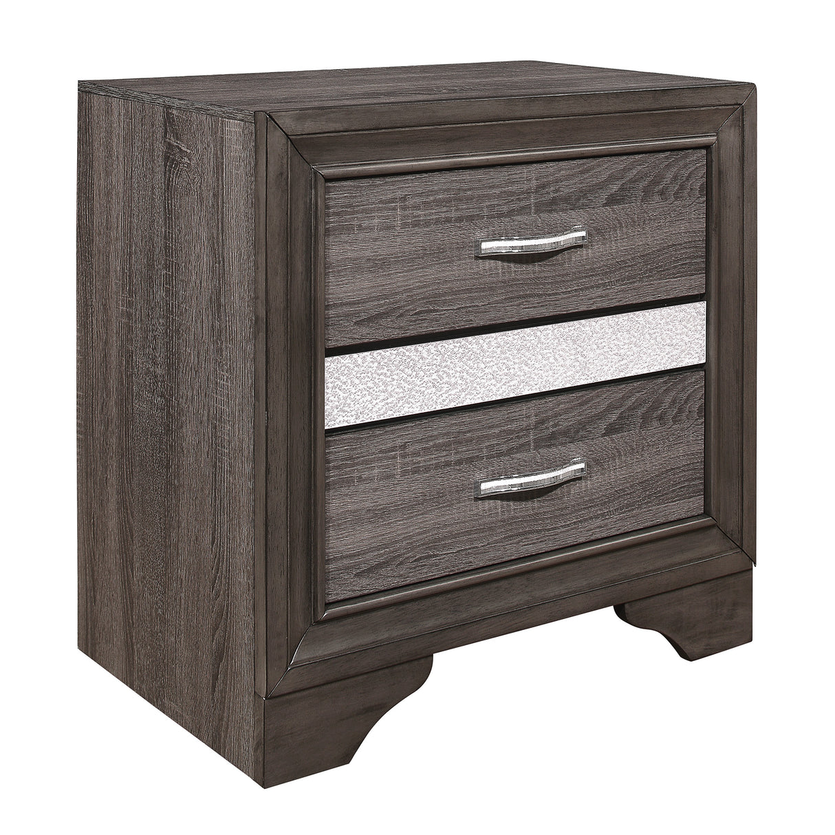 Luster Gray Nightstand from Homelegance - Luna Furniture