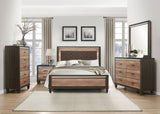 1518-1* (2) Queen Bed with LED Lighting - Luna Furniture