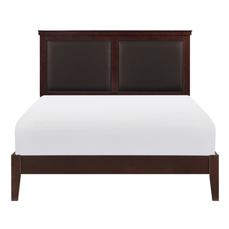 Seabright Cherry Queen Panel Bed - Luna Furniture