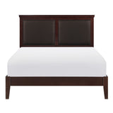 Seabright Cherry King Panel Bed - Luna Furniture
