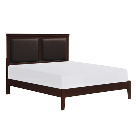 Seabright Cherry Queen Panel Bed - Luna Furniture