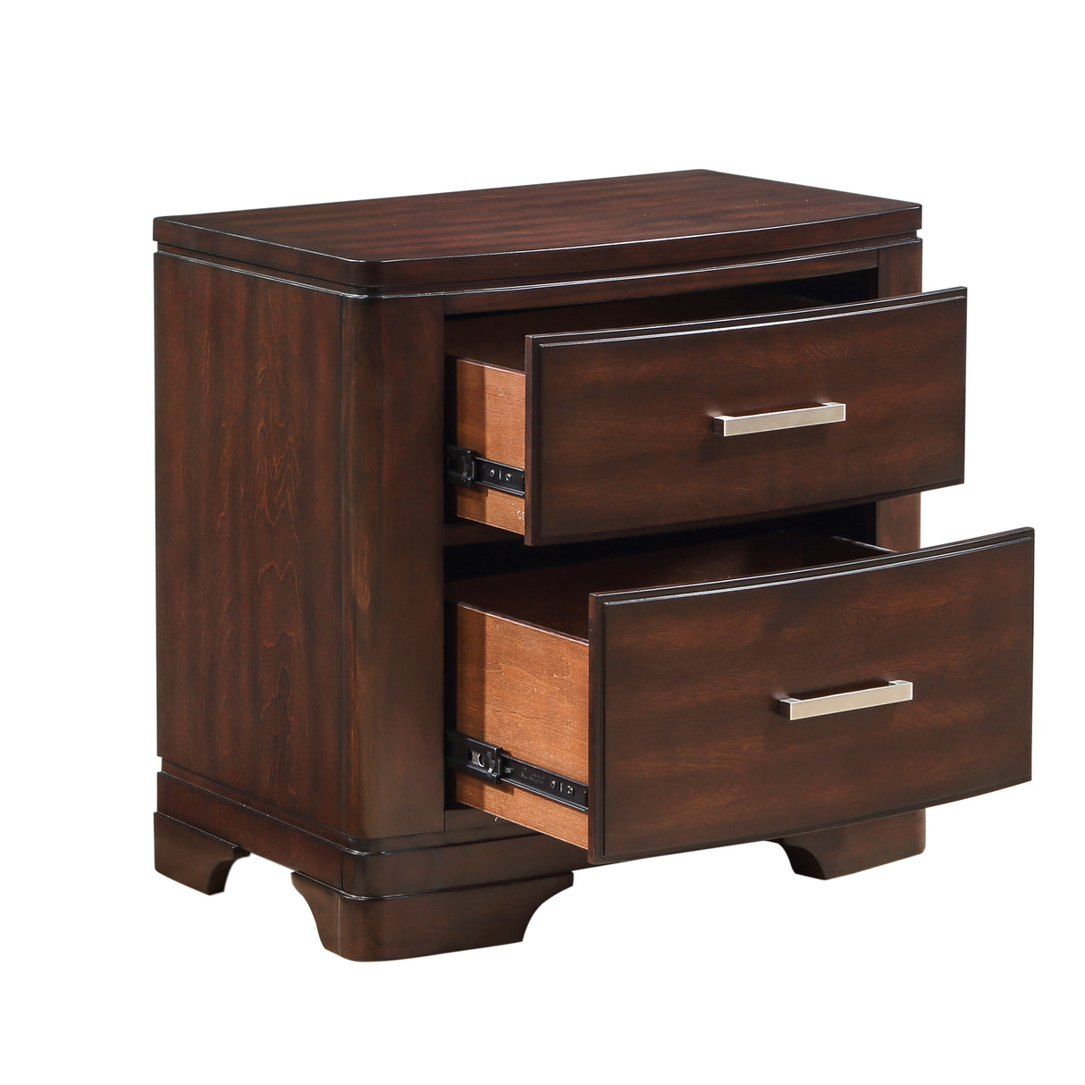 Hudson Cherry Storage Platform Bedroom Set from Homelegance - Luna Furniture