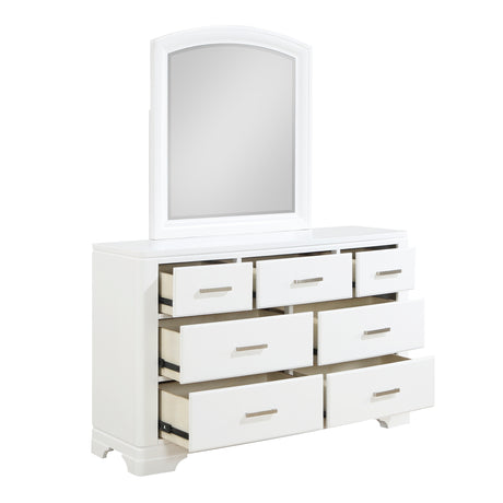 Hudson White Dresser from Homelegance - Luna Furniture