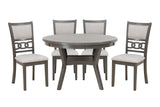 Savor Gray 5-Piece Dining Set -  - Luna Furniture