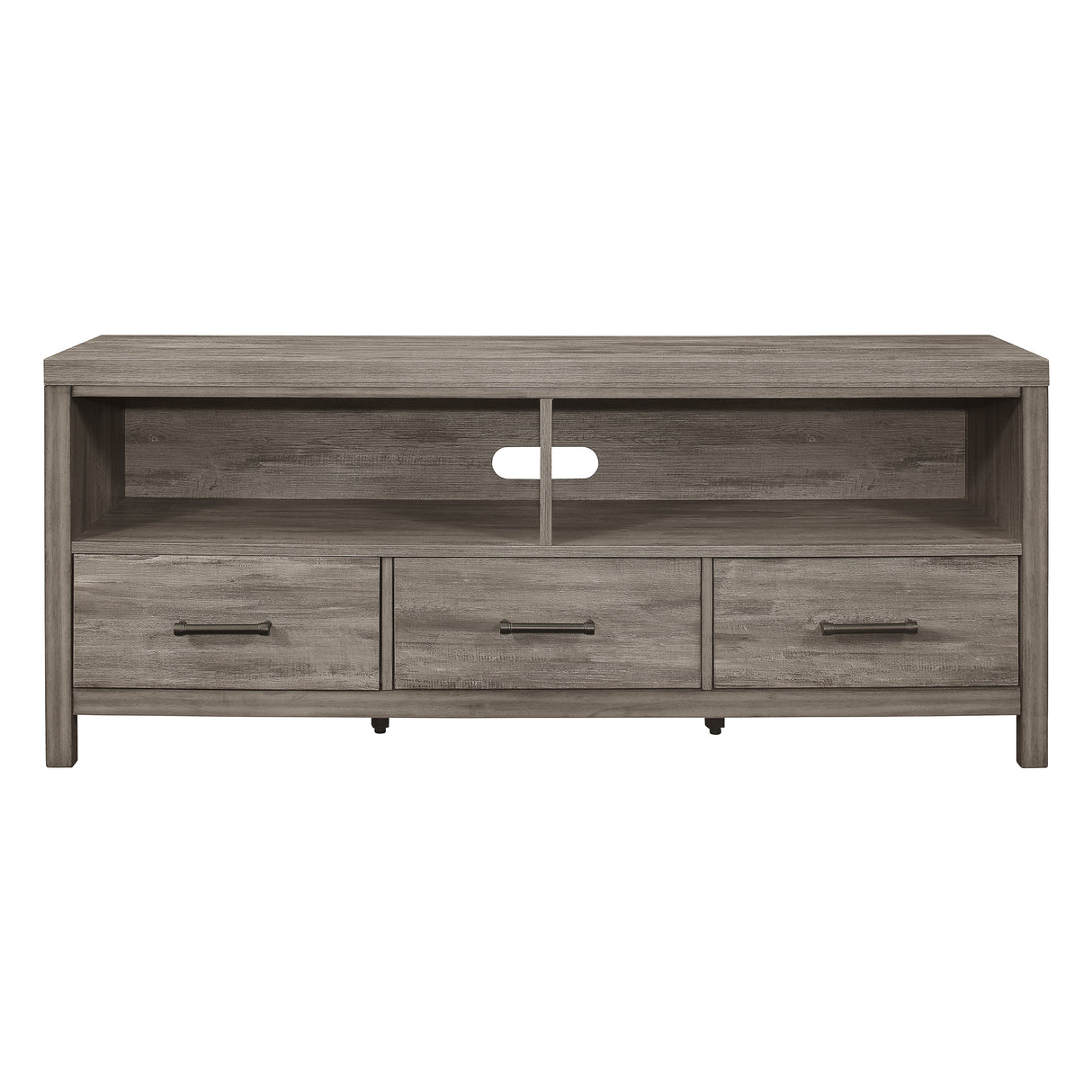 Bainbridge Weathered Gray 66" TV Stand from Homelegance - Luna Furniture
