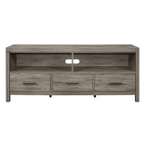 Bainbridge Weathered Gray 66" TV Stand from Homelegance - Luna Furniture