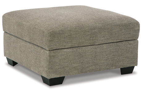 Creswell Stone Ottoman With Storage from Ashley - Luna Furniture