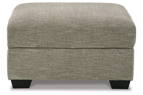 Creswell Stone Ottoman With Storage from Ashley - Luna Furniture