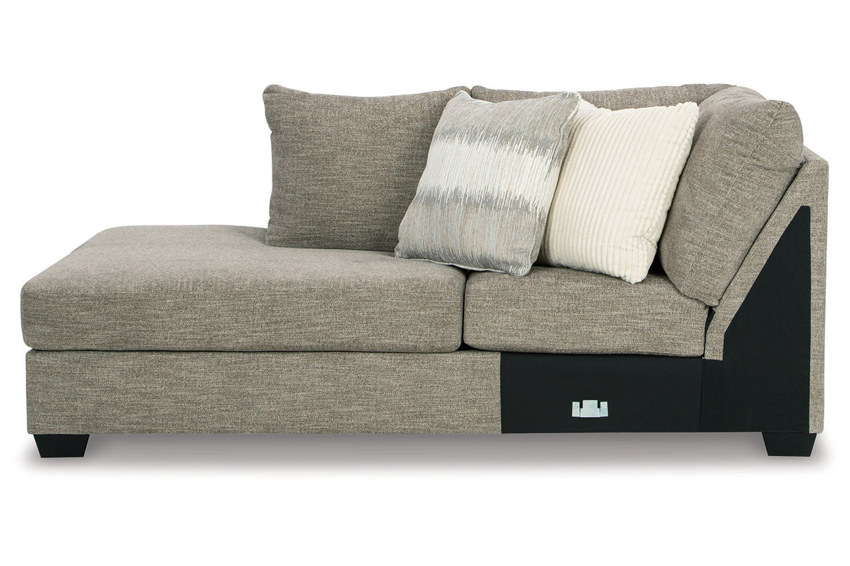 Creswell Stone Left-Arm Facing Corner Chaise from Ashley - Luna Furniture