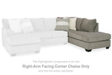 Creswell Stone Right-Arm Facing Corner Chaise from Ashley - Luna Furniture