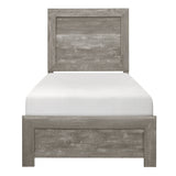 Corbin Gray Twin Panel Bed