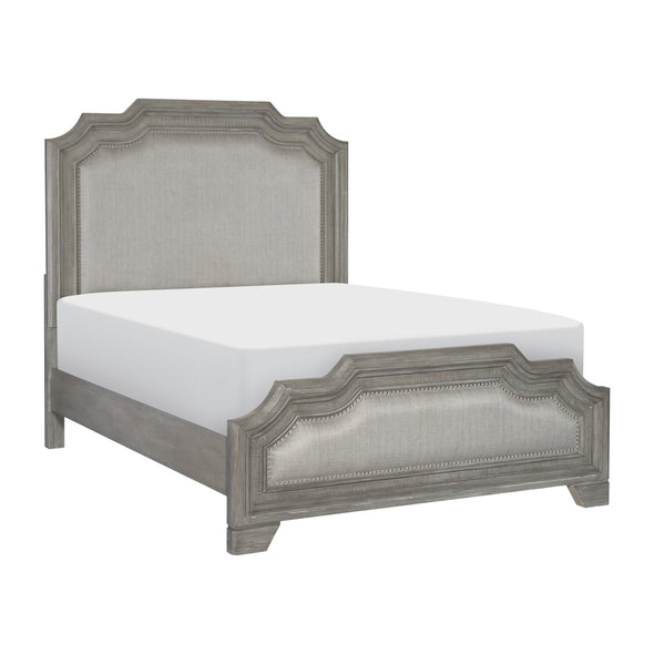 Colchester Gray Upholstered Panel Bedroom Set