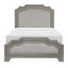 Colchester Gray King Upholstered Panel Bed