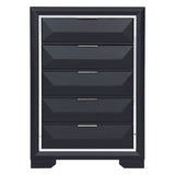 Rosemont Midnight Blue Bookcase Storage Platform Bedroom Set from Homelegance - Luna Furniture