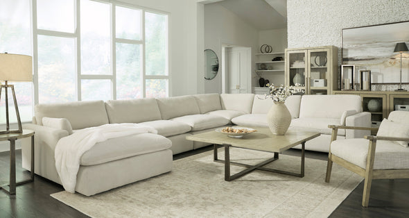 Sophie Light Gray 6-Piece LAF Sectional