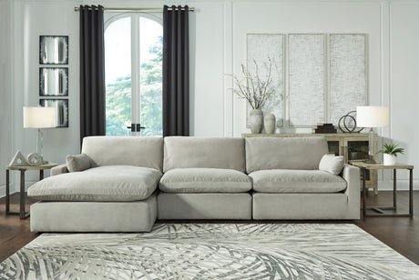 Sophie Gray 3-Piece LAF Chaise Sectional