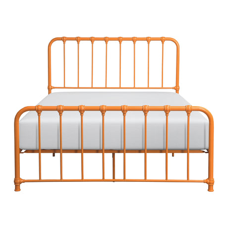 Bethany Orange Queen Metal Platform Bed from Homelegance - Luna Furniture