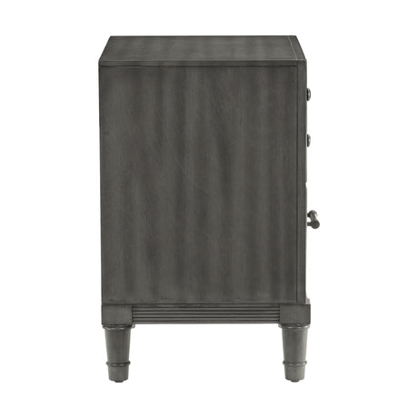 Wittenberry Gray 4-Piece Bedroom Set (Queen Bed, Nightstand, Dresser, Mirror) from Homelegance - Luna Furniture
