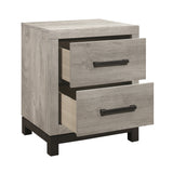 Zephyr Light Gray Nightstand from Homelegance - Luna Furniture