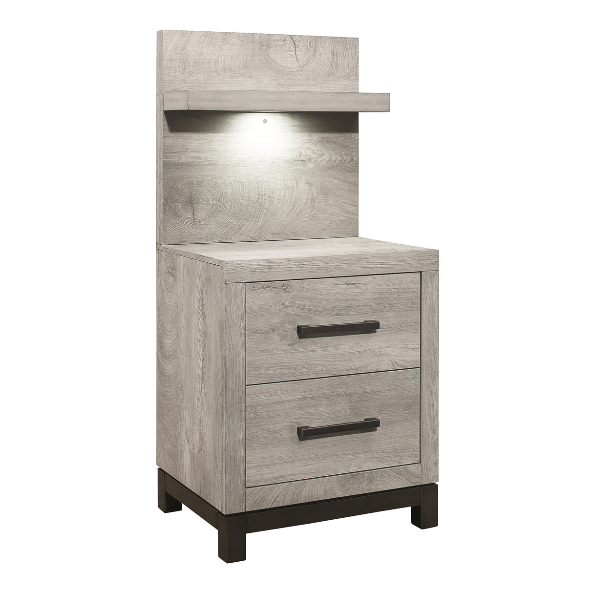Zephyr Light Gray Youth Wall Bedroom Set from Homelegance - Luna Furniture