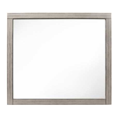 Zephyr Light Gray Mirror (Mirror Only) from Homelegance - Luna Furniture